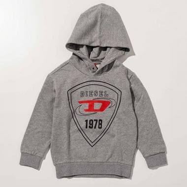 【DIESEL(ディーゼル)Kids&Junior】ブランドロゴフーディーパーカープルオーバー