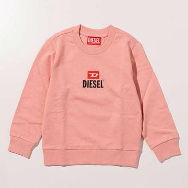 【DIESEL(ディーゼル)Kids&Junior】ワンポイントブランドロゴスウェットプルオーバー