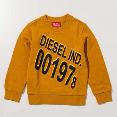 【DIESEL(ディーゼル)Kids&Junior】ブランドロゴスウェットプルオーバー