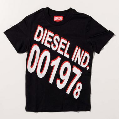 【DIESEL(ディーゼル)Kids&Junior】ブランドロゴ半袖Tシャツカットソー