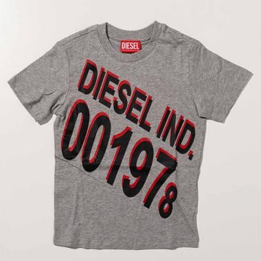 【DIESEL(ディーゼル)Kids&Junior】ブランドロゴ半袖Tシャツカットソー