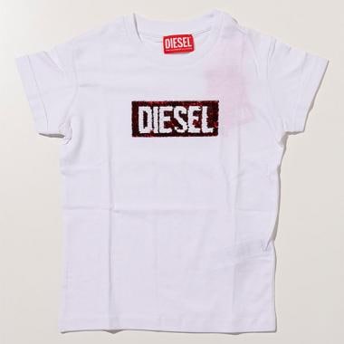 【DIESEL(ディーゼル)Kids&Junior】ブランドロゴ半袖Tシャツカットソー