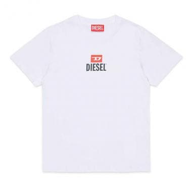 【DIESEL(ディーゼル)Kids&Junior】ワンポイントブランドロゴ半袖Tシャツカットソー