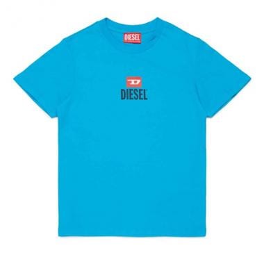 【DIESEL(ディーゼル)Kids&Junior】ワンポイントブランドロゴ半袖Tシャツカットソー