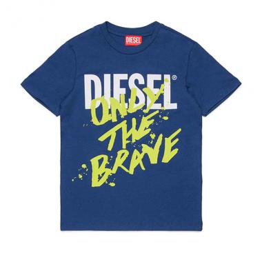 【DIESEL(ディーゼル)Kids&Junior】ブランドロゴ半袖Tシャツカットソー