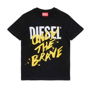【DIESEL(ディーゼル)Kids&Junior】ブランドロゴ半袖Tシャツカットソー