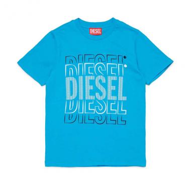 【DIESEL(ディーゼル)Kids&Junior】ブランドロゴ半袖Tシャツカットソー