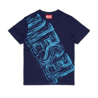 【DIESEL(ディーゼル)Kids&Junior】ブランドロゴ半袖Tシャツカットソー