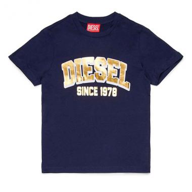 【DIESEL(ディーゼル)Kids&Junior】ブランドロゴ半袖Tシャツカットソー