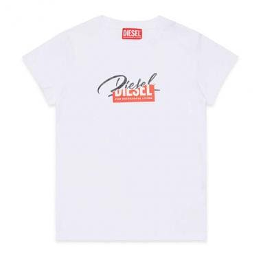 【DIESEL(ディーゼル)Kids&Junior】ブランドロゴ半袖Tシャツカットソー