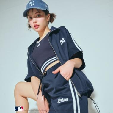 【MLB】【速乾】半袖トラックJK
