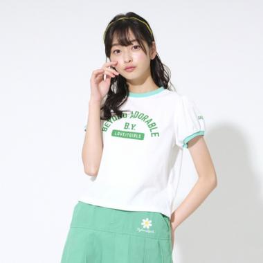 リンガーアーチロゴ半袖Tシャツ