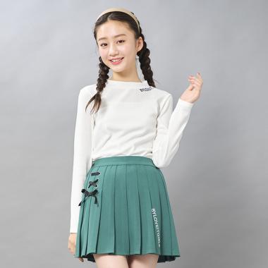 ボトルネックT長袖Tシャツ