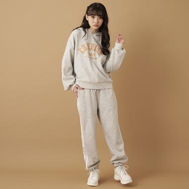 裏起毛ライントラックパンツ