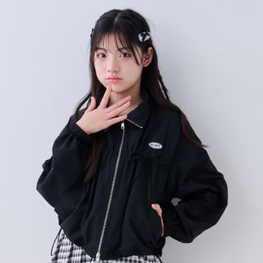 リボンブルゾン