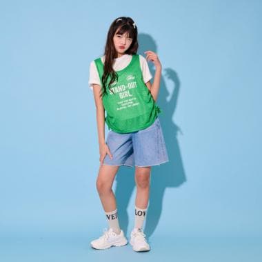 レースつきハーフパンツ