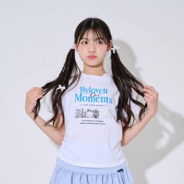 フォトプリントフレンチTシャツ