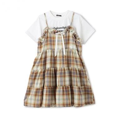 ティアードキャミワンピースTセット