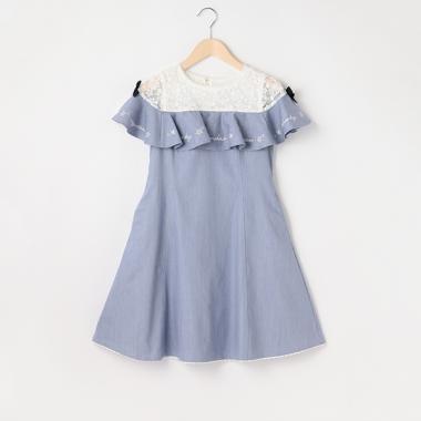 【販路限定商品】ヨークレースフリルワンピ