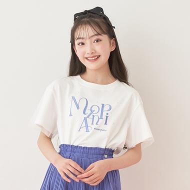 ロゴ&パールTシャツ