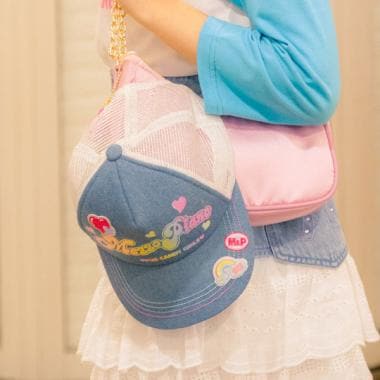 復刻♪ レインボーグラデーションロゴキャップ【冷感】