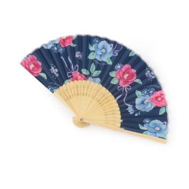 椿柄扇子