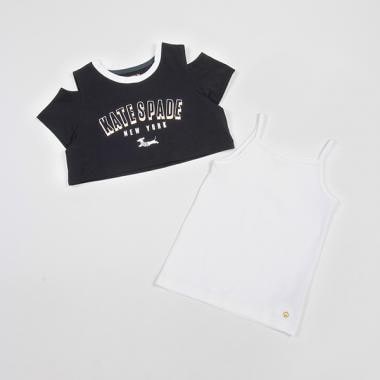 【人気商品再入荷】【直営店で取り扱い無し】トドラー ジャンピングドッグTシャツ&キャミソールセット