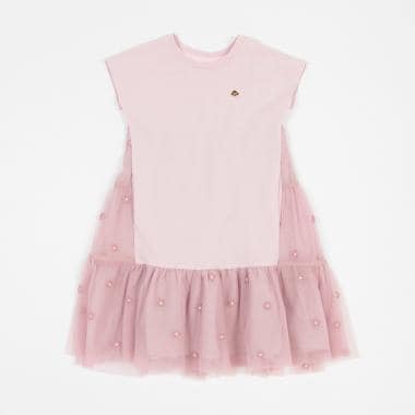 【人気商品再入荷】【直営店で取り扱い無し】トドラー フラワーチュールドッキングワンピース