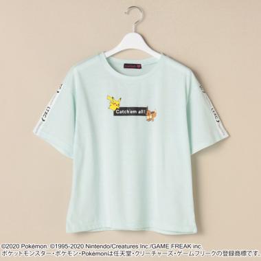 【ポケモン】 ロゴテープTシャツ