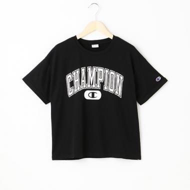 【Champion】ロゴTシャツ