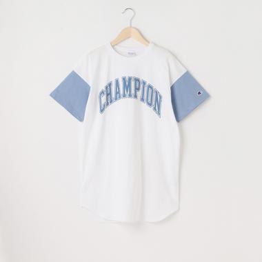 【Champion】半袖Tシャツワンピース