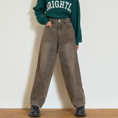 ルーズワイドデニムパンツ11oz