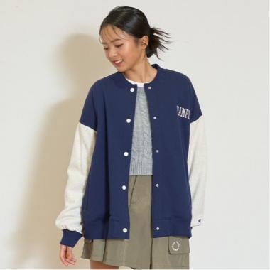 【Champion】裏起毛スタジャン