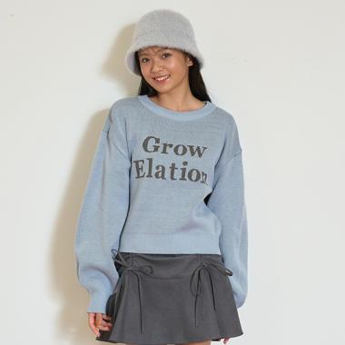 【GOODPRICE】ジャガードクロップドニット