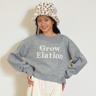 【GOODPRICE】ジャガードクロップドニット