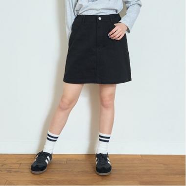 【ベーシック】【GOODPRICE】デニム・ツイル台形スカパン