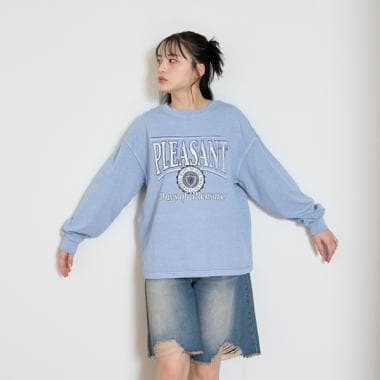 【LTXC】ヴィンテージ風長袖Tシャツ。