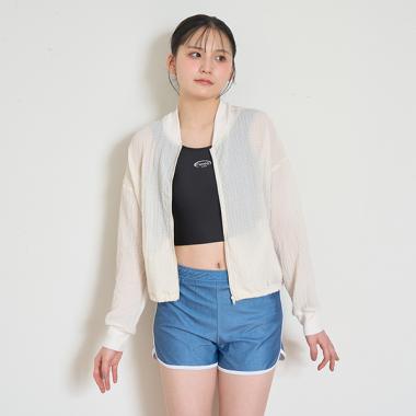 【SWIM】クリンクル加工ラッシュガード