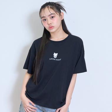 フロントキャラ刺しゅうTシャツ