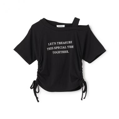 ワンショルドロストTシャツ