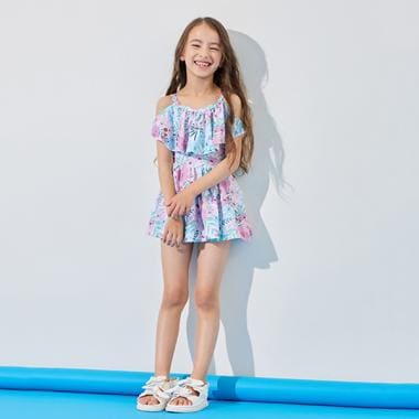 トドラー サマーフローラルスイムウェア