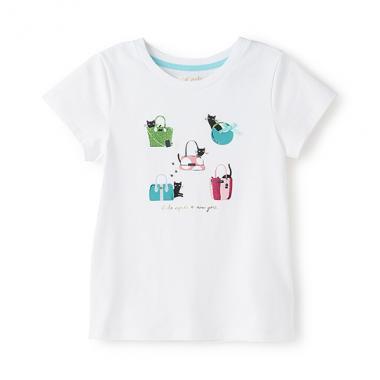 ガールズ ノーティーキャットTシャツ