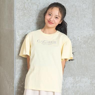 【7days】袖フレアTシャツ