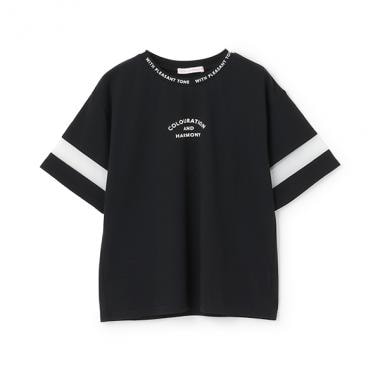 【7days】接触冷感袖シアーTシャツ
