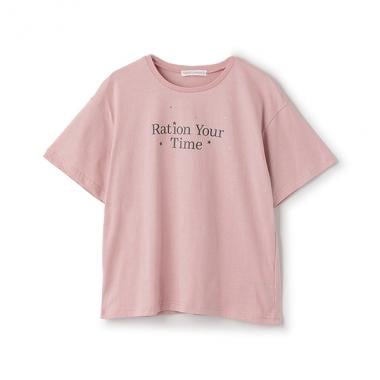 【7days】ロゴラインストーンTシャツ