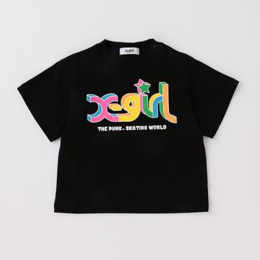カラフル立体ロゴ半袖Tシャツ