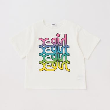 【WEB限定】グラデーション4段ロゴ半袖Tシャツ