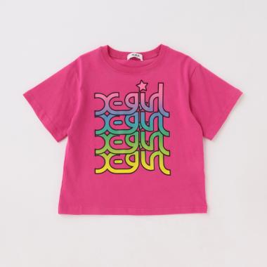 【WEB限定】グラデーション4段ロゴ半袖Tシャツ