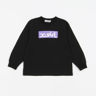 ボックスロゴ長袖Tシャツ