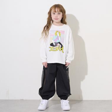 サイドロゴメッシュ切替パンツ